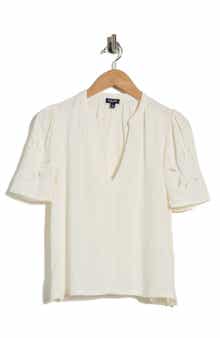 Splendid Cayden Embroidered Flutter Top