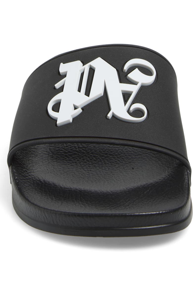 Palm Angels Logo Pool Slide Sandal, Alternate, color,