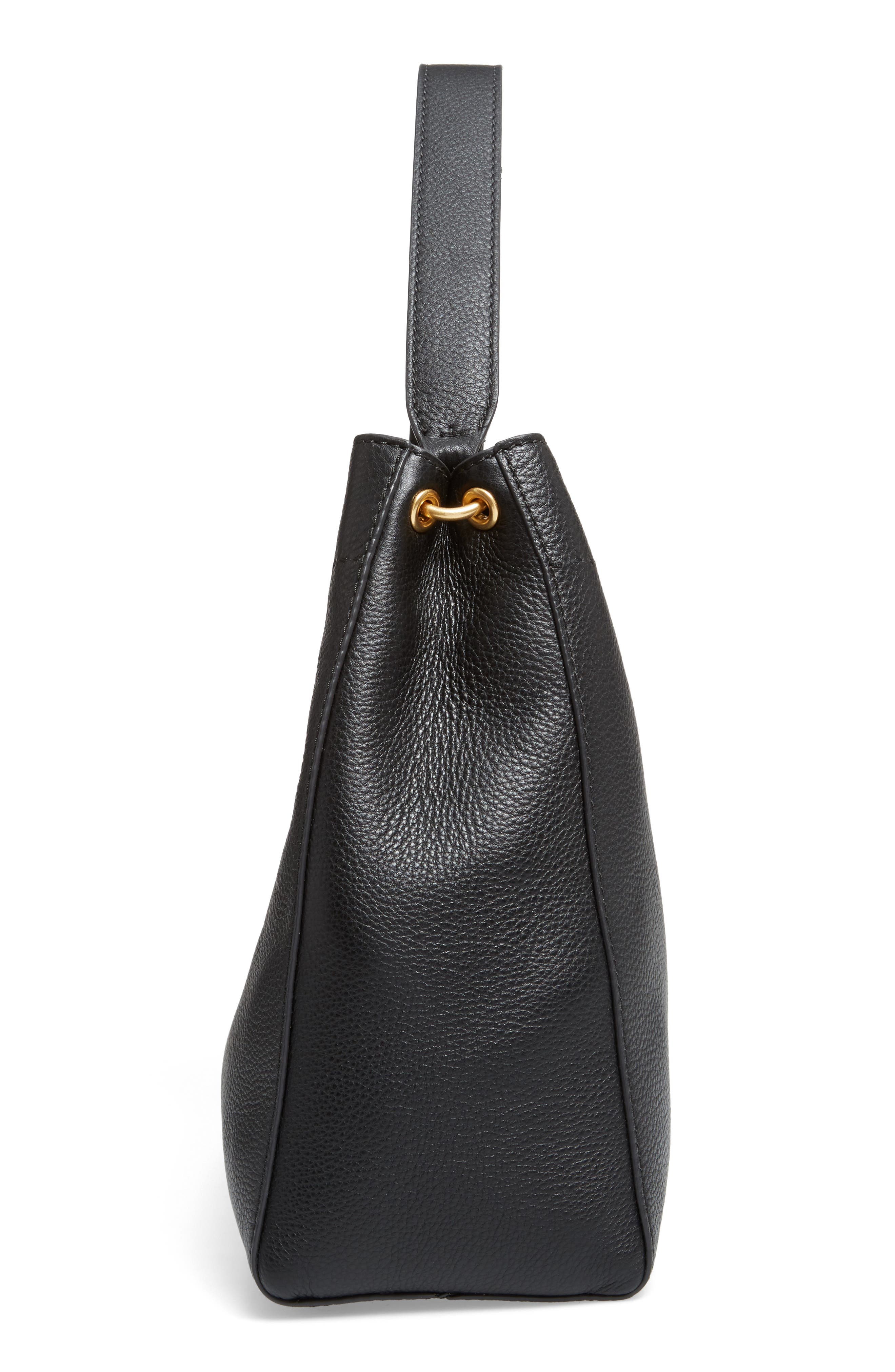 Tory Burch McGraw Leather Hobo, Alternate, color, 
