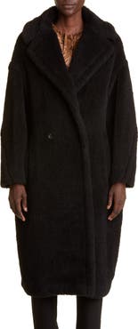 Max Mara Tedgirl Double Breasted Alpaca Blend Coat