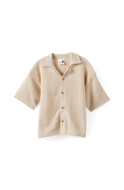 Kid's Knit Boxy Shirt