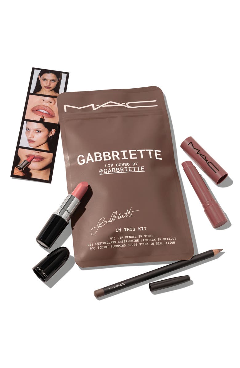 MAC Cosmetics Lip Combo by @GABBRIETTE Set, Alternate, color, 