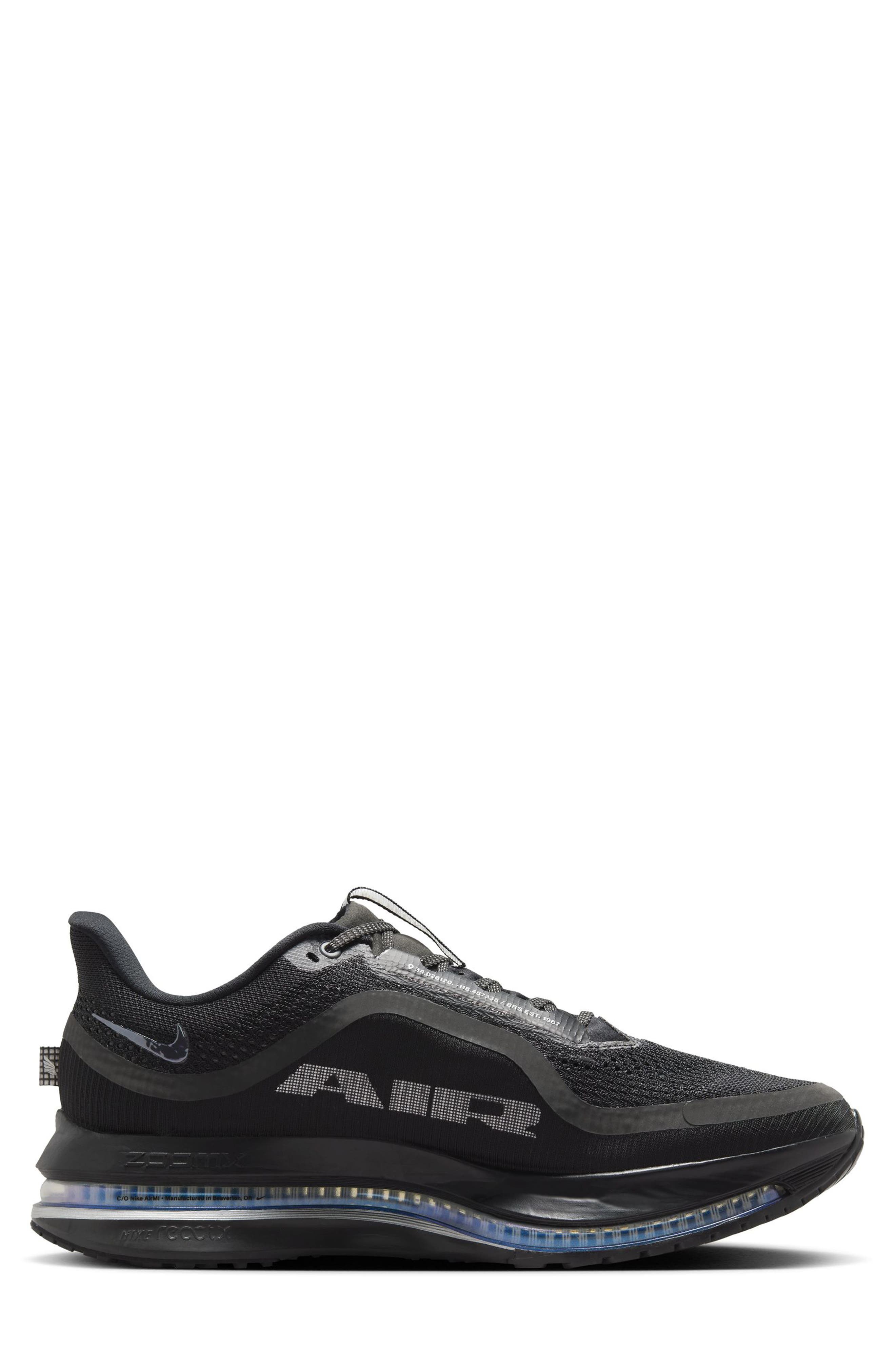 Nike Air Zoom Pegasus Premium Running Shoe, Alternate, color, 005 Black/Black