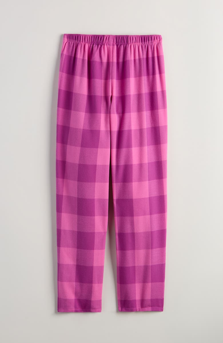 Nordstrom Kids' Boxer Pajama Pants, Alternate, color, Purple- Pink Sleep Plaid