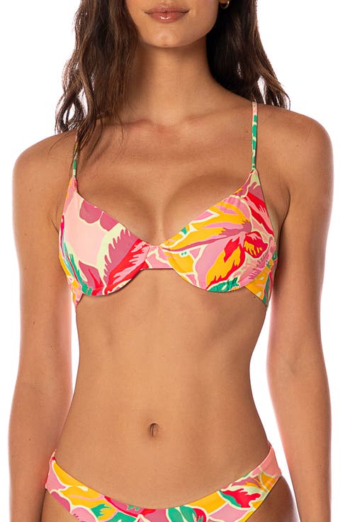 Dream Garden Dainty Reversible Underwire Bikini Top