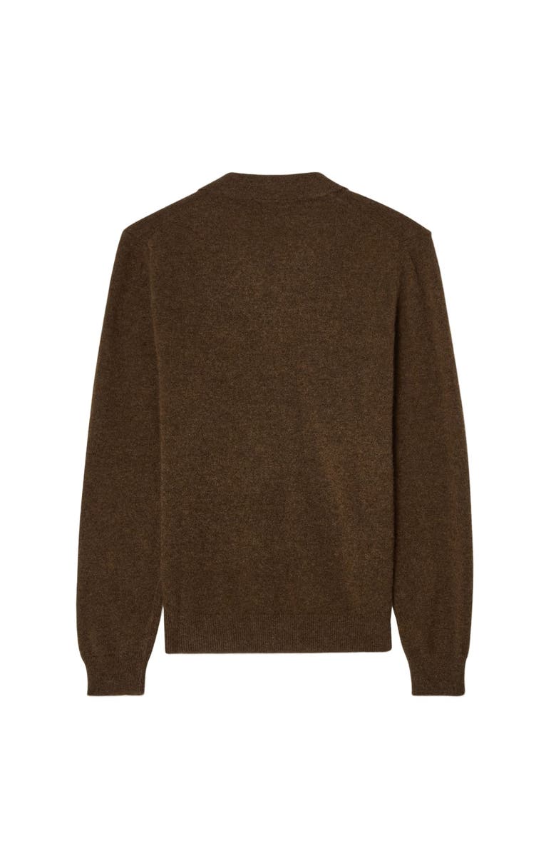 Robert Talbott Parsons Johnny Collar Sweater, Alternate, color, Loden