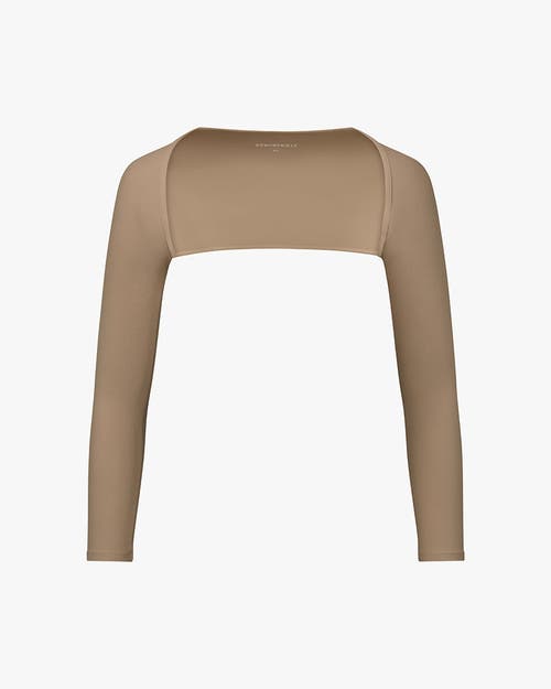 Weworewhat 3/4 Dancer Sleeve Top In Cashmere