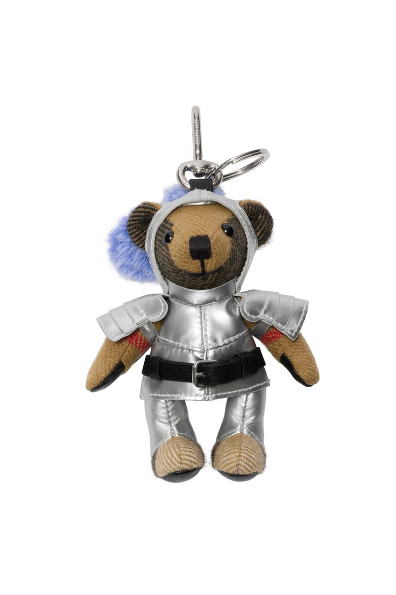 Thomas Bear Charm, Main, color, Silver