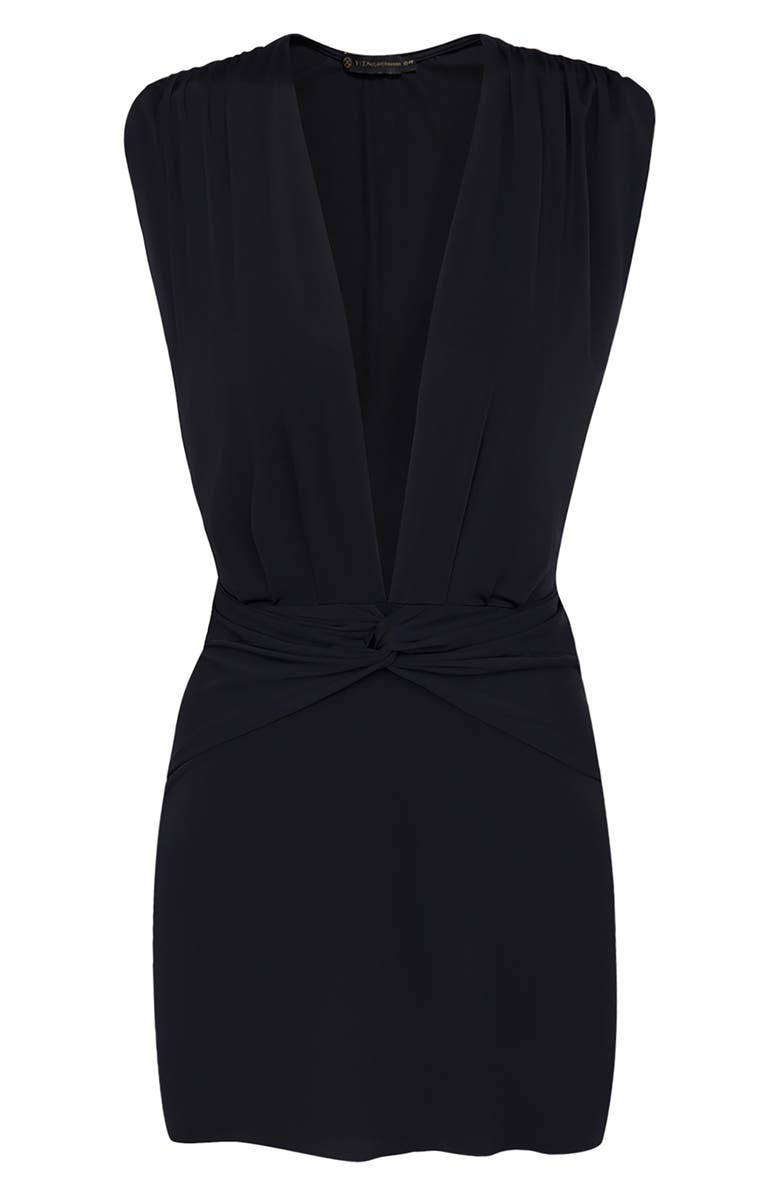 ViX Paula Hermanny Cindy Solid Cover-Up Dress, Alternate, color,