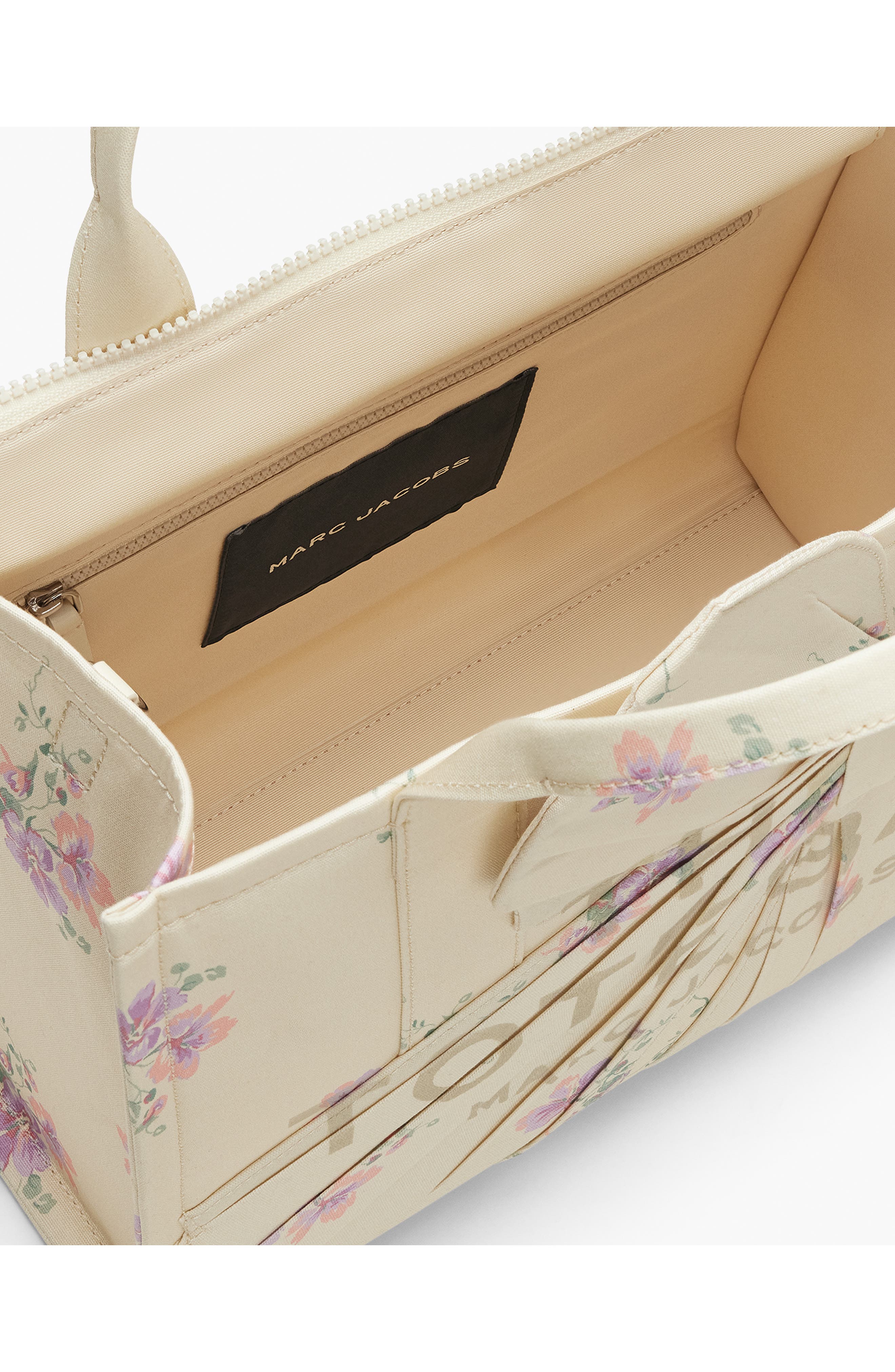 Medium The Tote Bag Canvas Tote, Alternate, color, CREAM MULTI