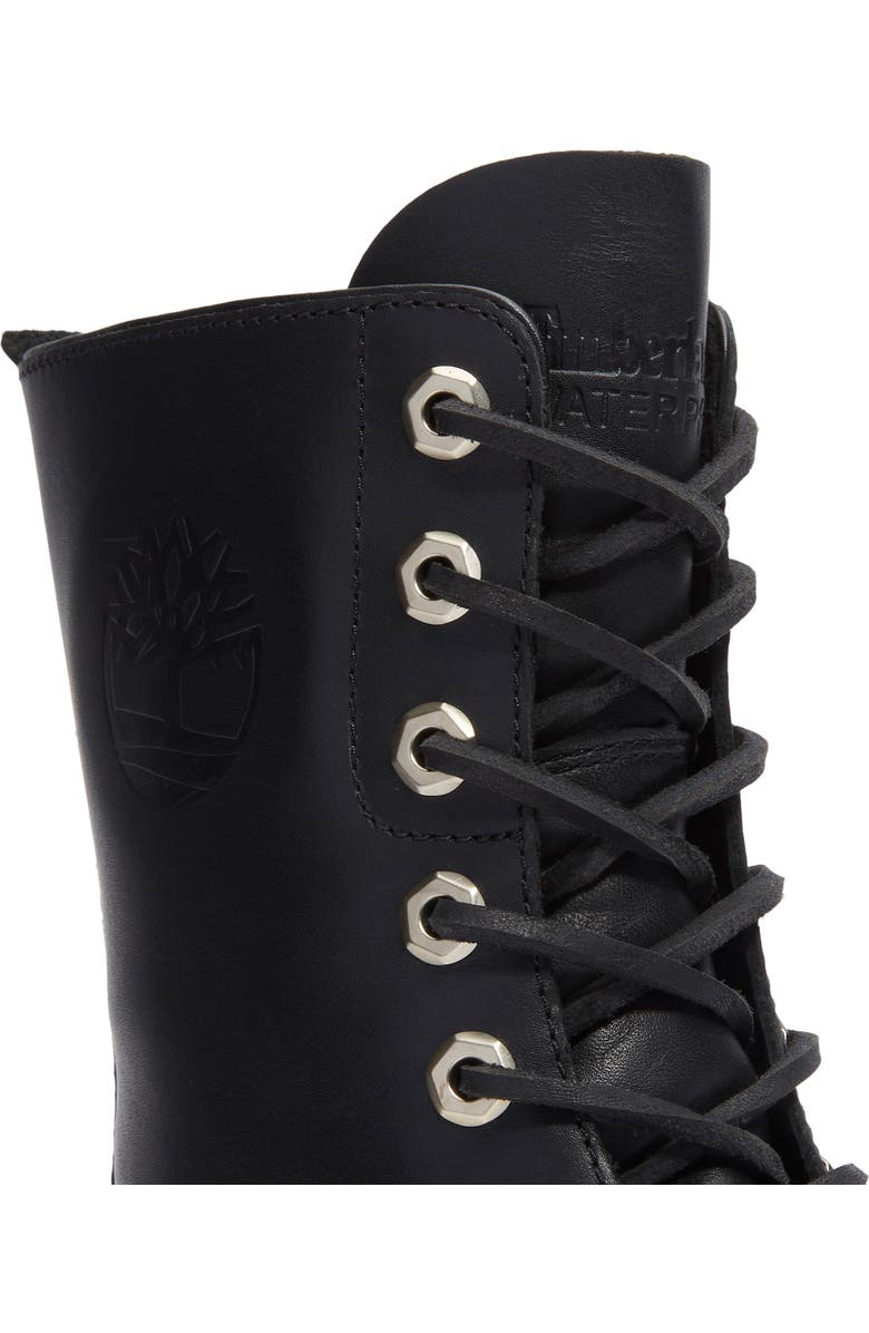 Timberland Premium 8-Inch Waterproof Leather Boot, Alternate, color, Black Full Grain