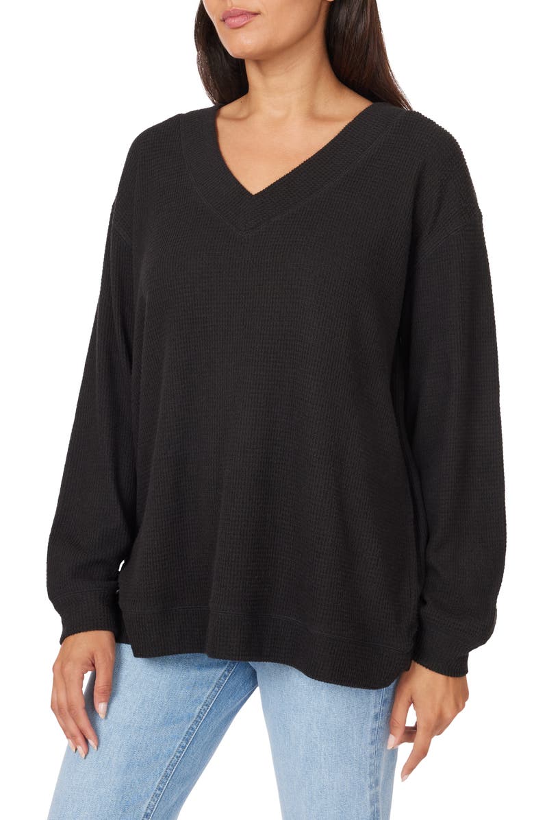 C & C California Kyle Rib Waffle Tunic, Alternate, color,