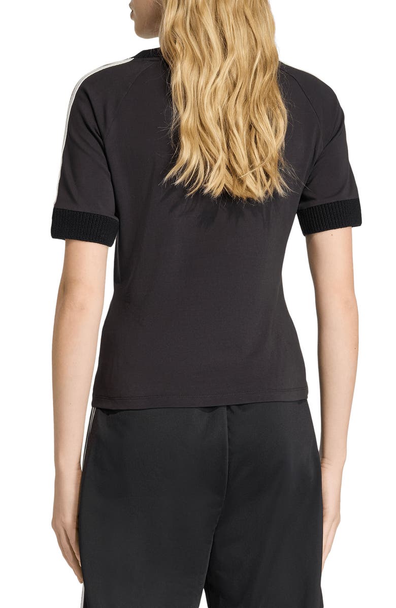 adidas Originals Knit Logo T-Shirt, Alternate, color,