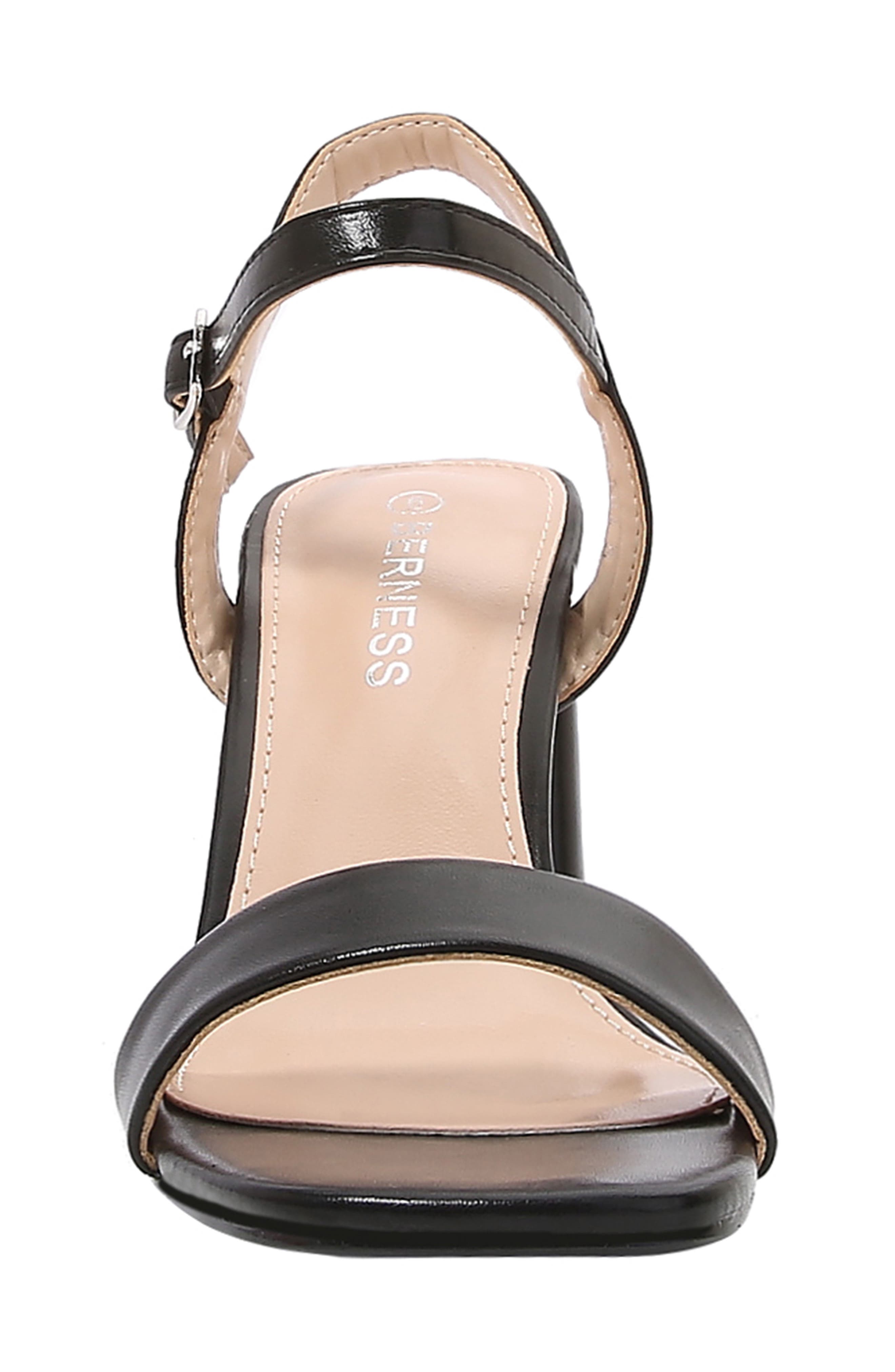 BERNESS Agatha Block Heel Sandal, Alternate, color, Black