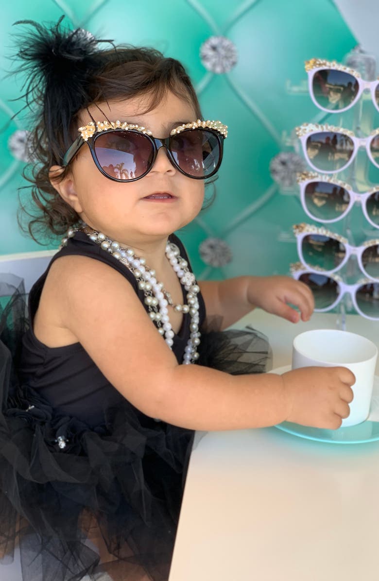 GlamBaby Valentina Cat Eye Sunglasses, Alternate, color, 