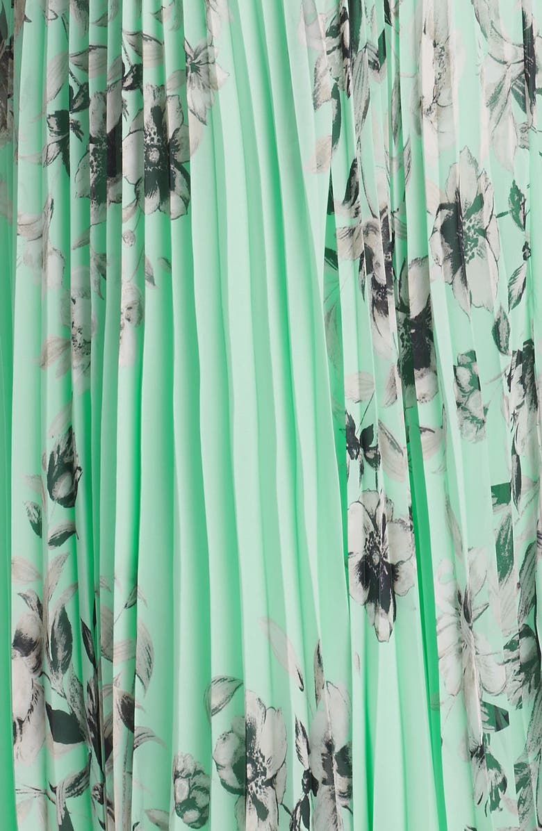 Eliza J Floral Sleeveless Print Chiffon Maxi Dress, Alternate, color, 