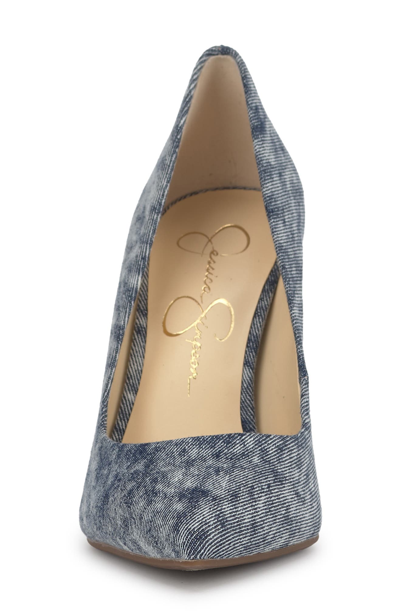 Jessica Simpson Cassani Pointy Toe Pump, Alternate, color, Shadow Blue