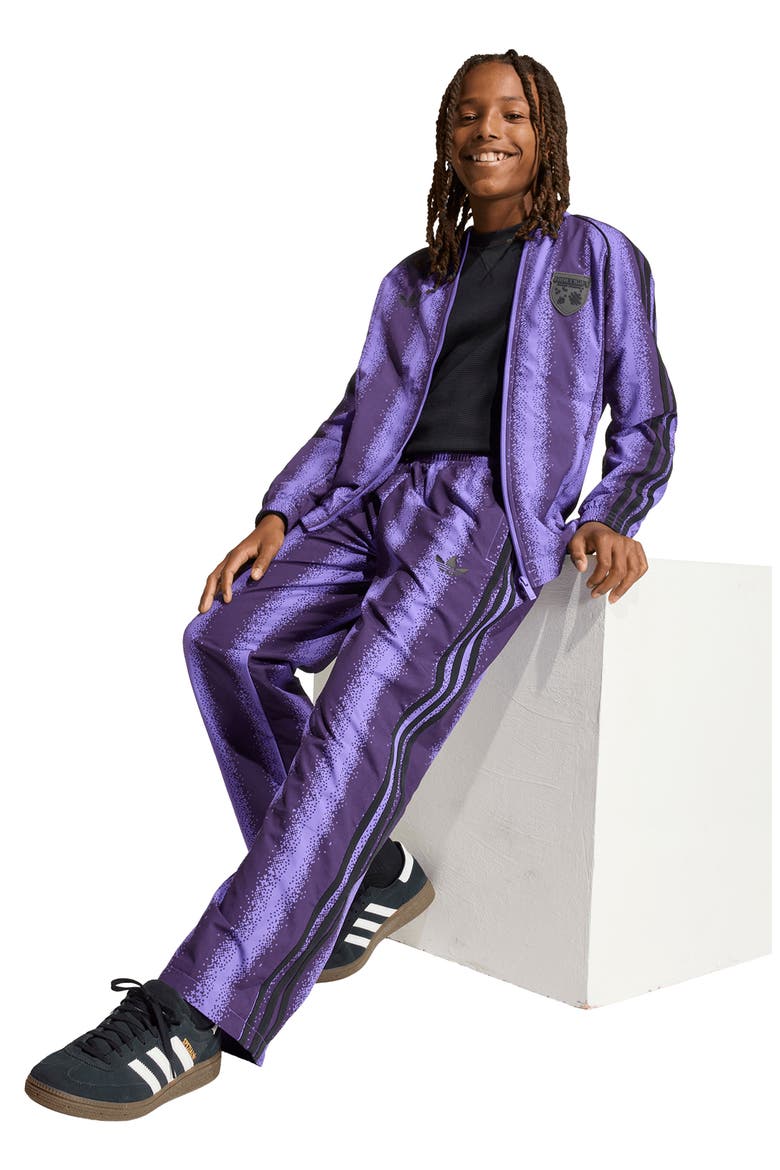 Kids' Minecraft 3-Stripes Track Pants, Alternate, color, PURPLE RUSH/ VIOLET