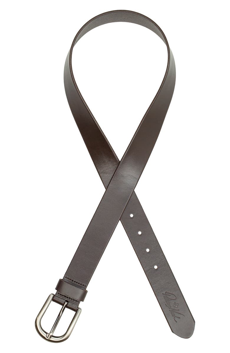 Patricia Nash Vietri Leather Belt, Alternate, color, Mushroom