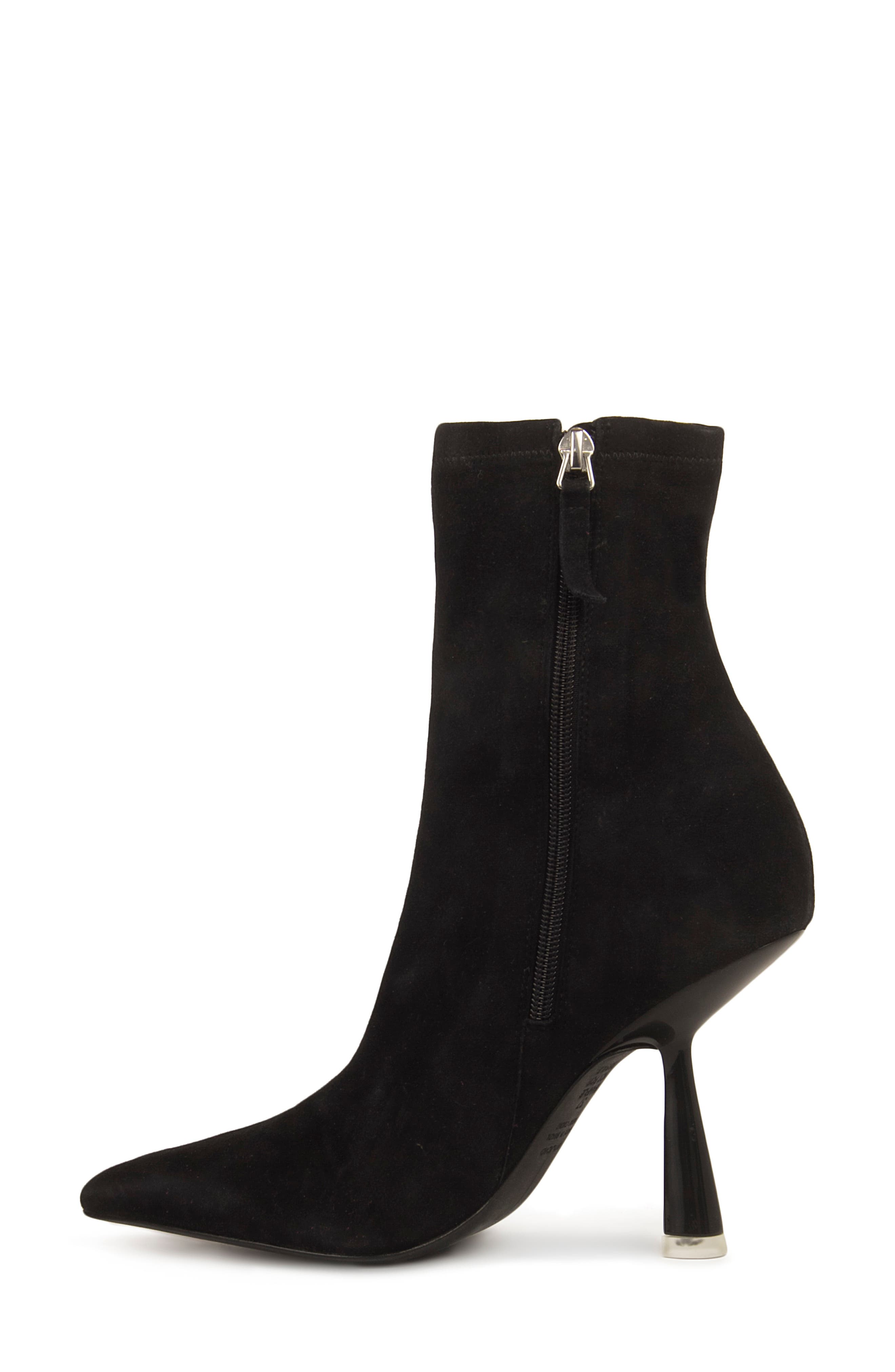 BLACK SUEDE STUDIO Jelena Pointed Toe Bootie, Alternate, color, 