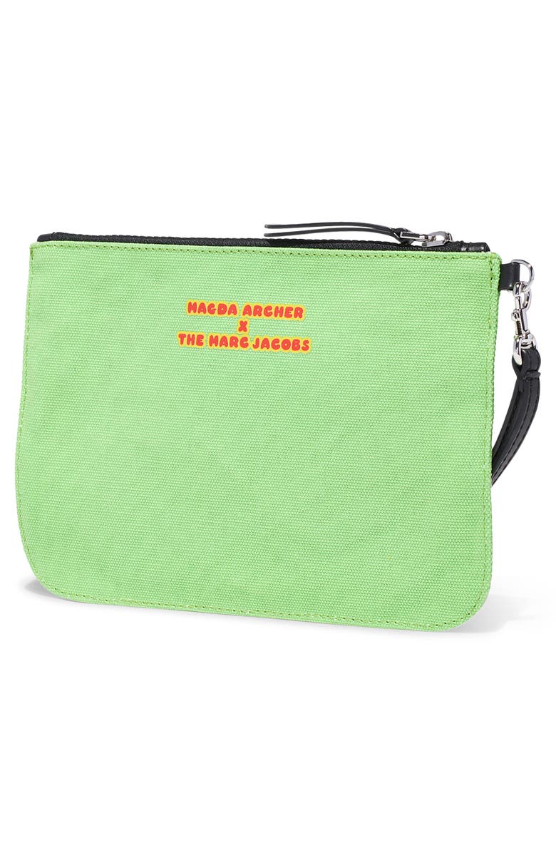 The Marc Jacobs x Magda Archer The Magda Canvas Wristlet, Alternate, color, 