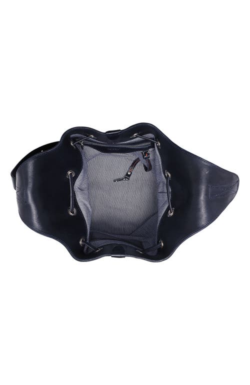 Old Trend Lily Shoulder Bucket Bag In Navy