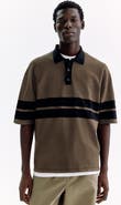 H&M Loose Fit Knitted Polo Shirt