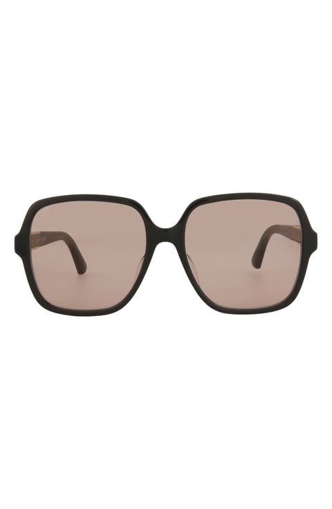 59mm Square Sunglasses