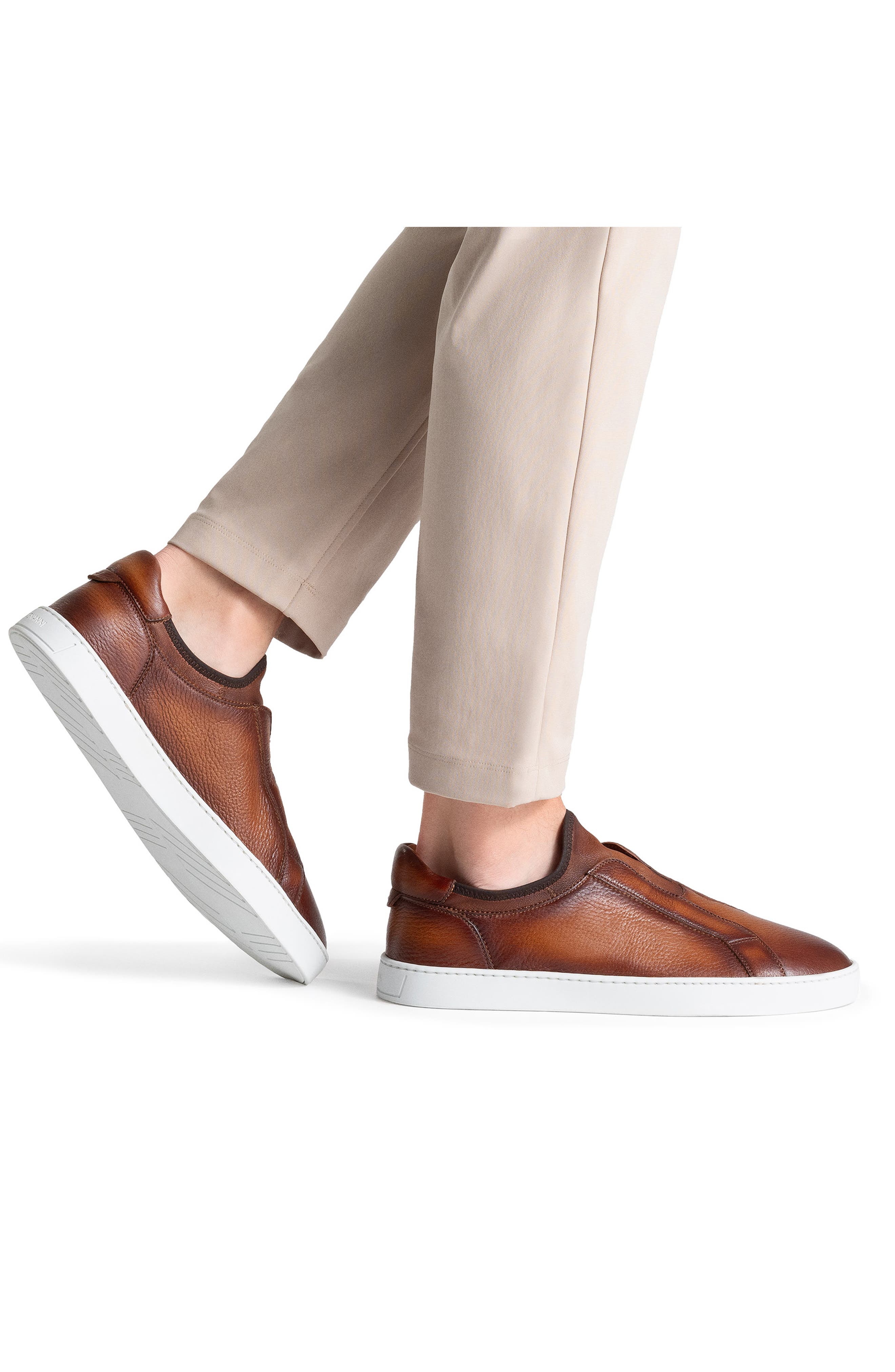Leve Slip-On Sneaker, Alternate, color, TABACO