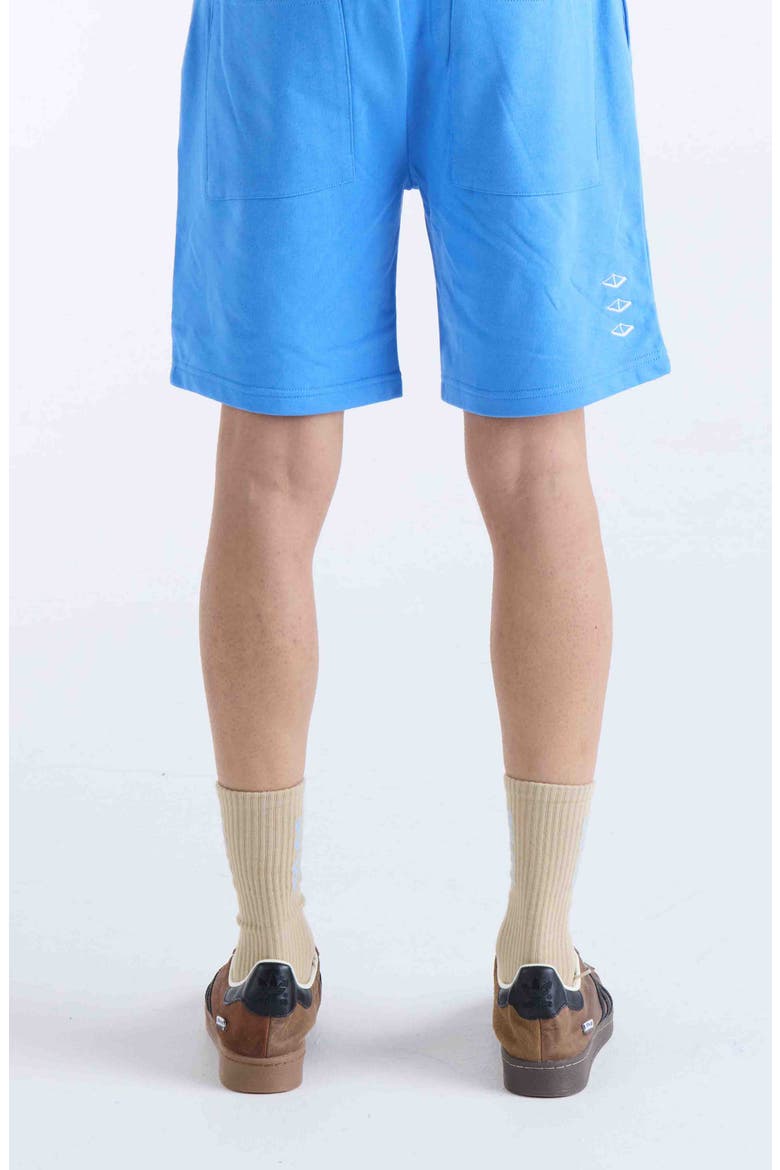 Us Against Time Cotton Fleece Drawstring Shorts, Alternate, color, BRIGHT BLUE