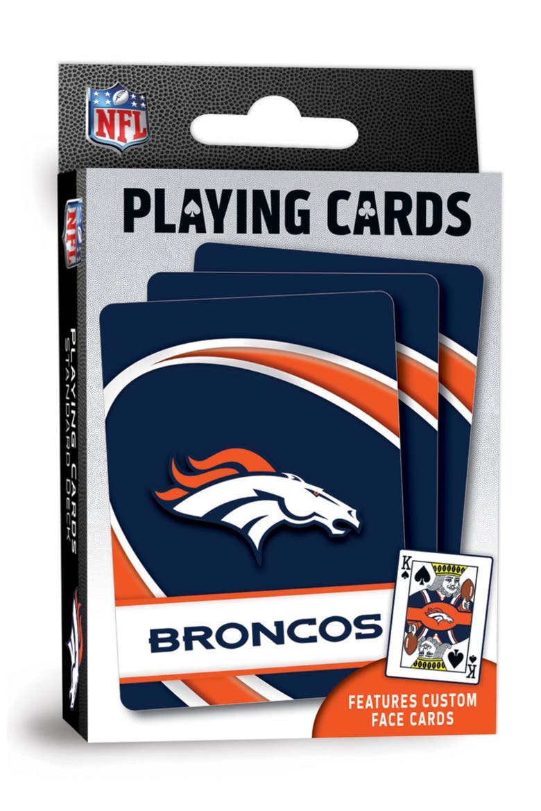 Denver Broncos Playing Cards, Main, color, Multicolor