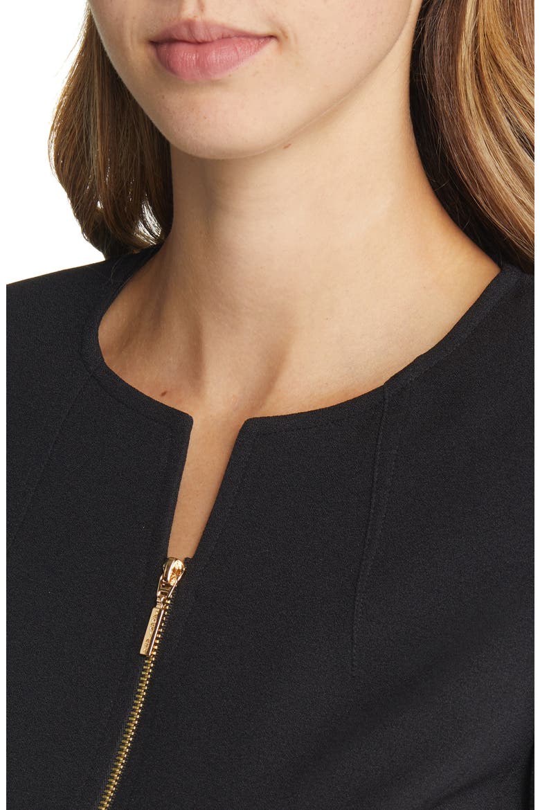 Two-Piece Jacket & Skirt Set, Alternate, color, BLACK