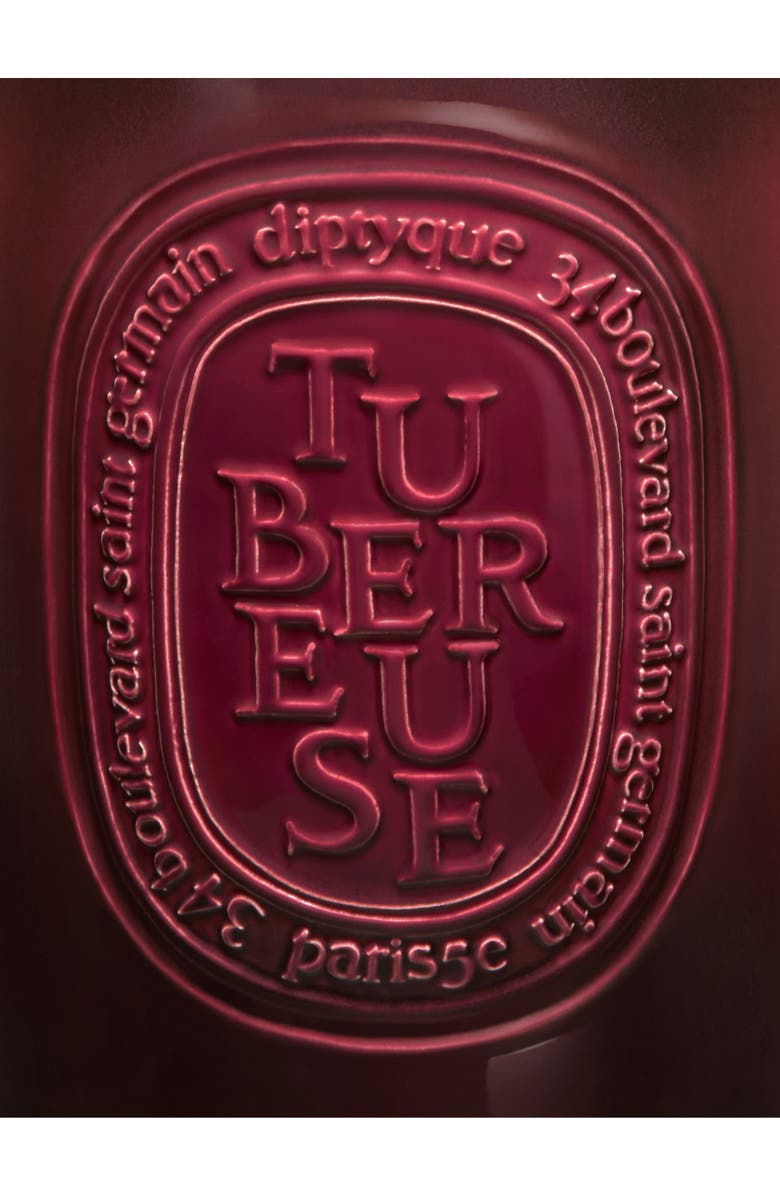 Diptyque Tubéreuse (Tuberose) Extralarge Scented Candle, Alternate, color, Red Vessel