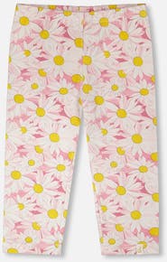 Deux par Deux Jersey Daisies Capri Leggings