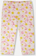 Deux par Deux Jersey Daisies Capri Leggings