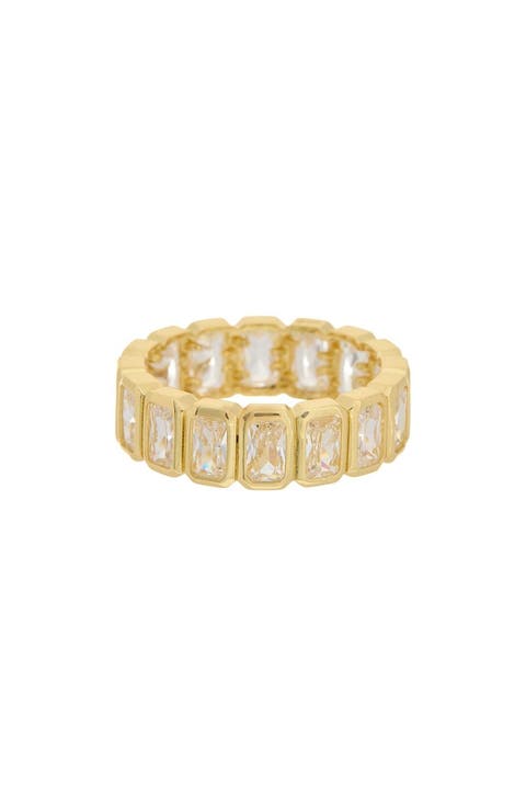 Topaz Bezel Band Ring