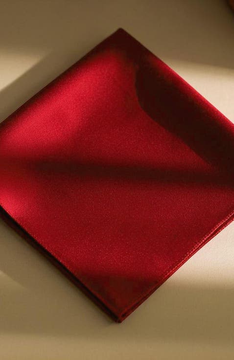 Pure Silk Solid Color Square Scarf