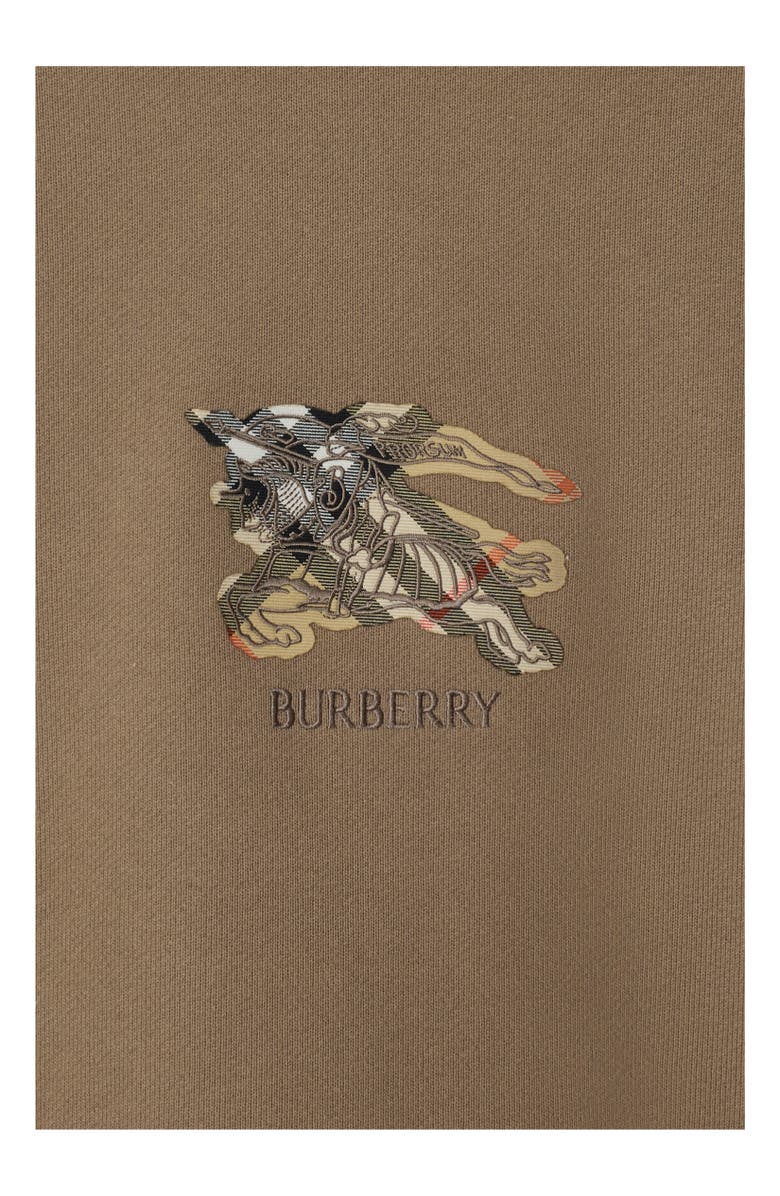 Burberry EKD Check Cotton Sweatshirt, Alternate, color, Clay Brown