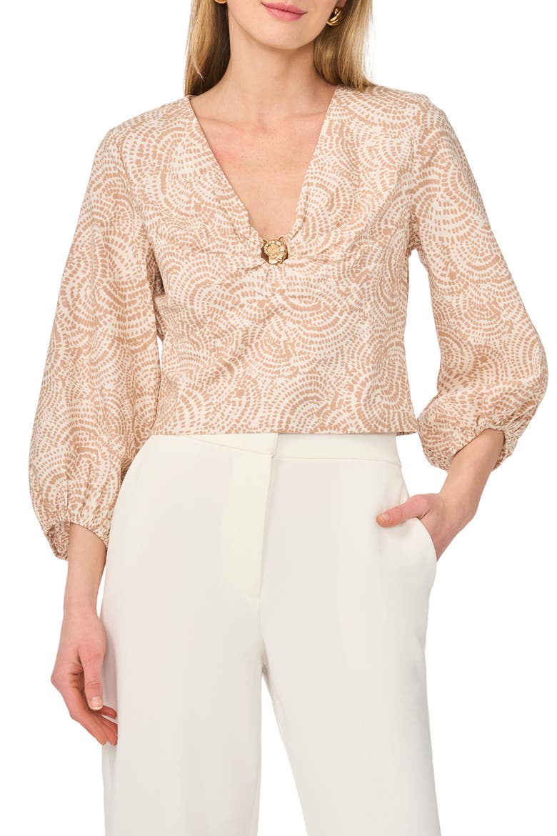 Seashell Hardware Cotton Top, Main, color, EGRET