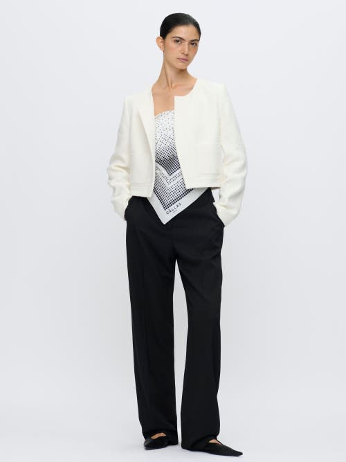 Callas Milano Alba Boucle Crop Blazer