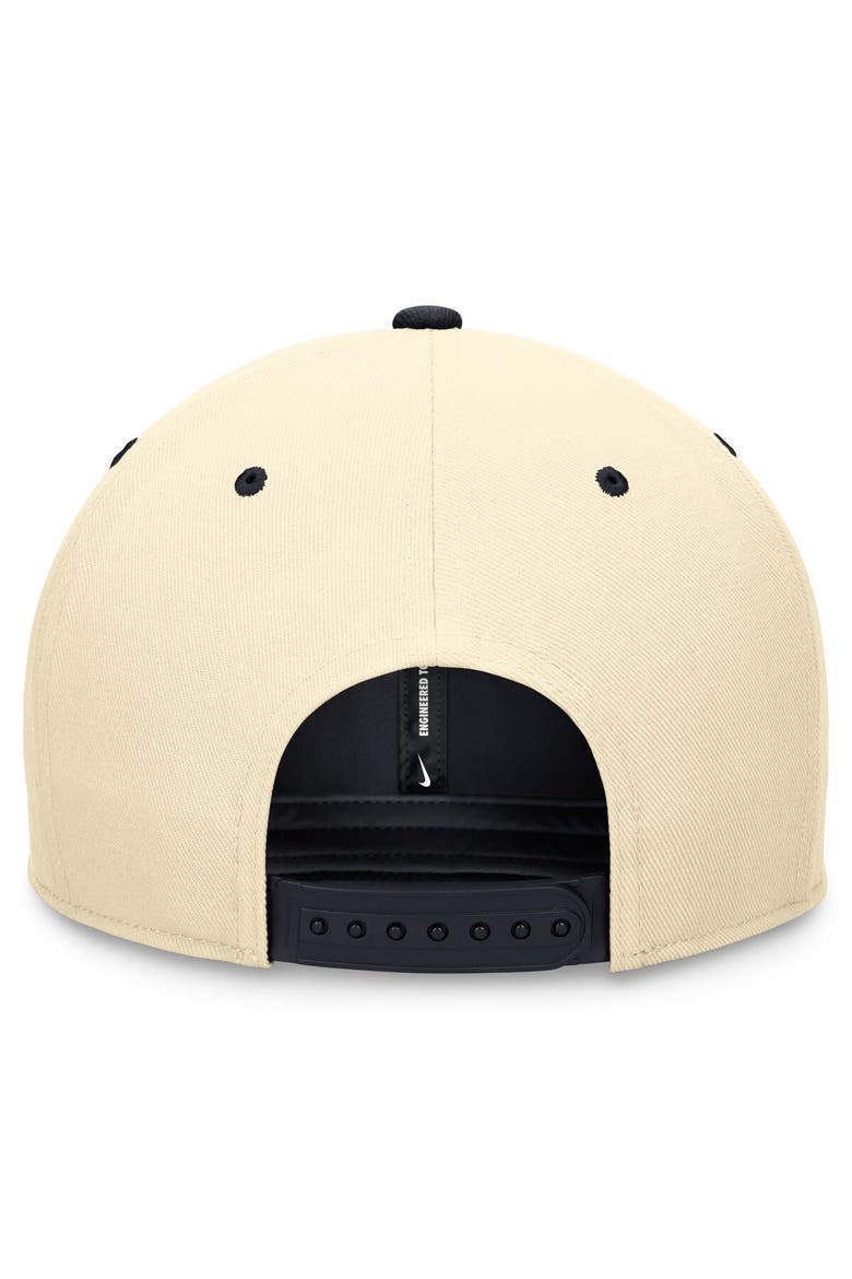 Men's Nike Cream/Navy New York Yankees Rewind Cooperstown Collection Performance Snapback Hat, Alternate, color, Cream