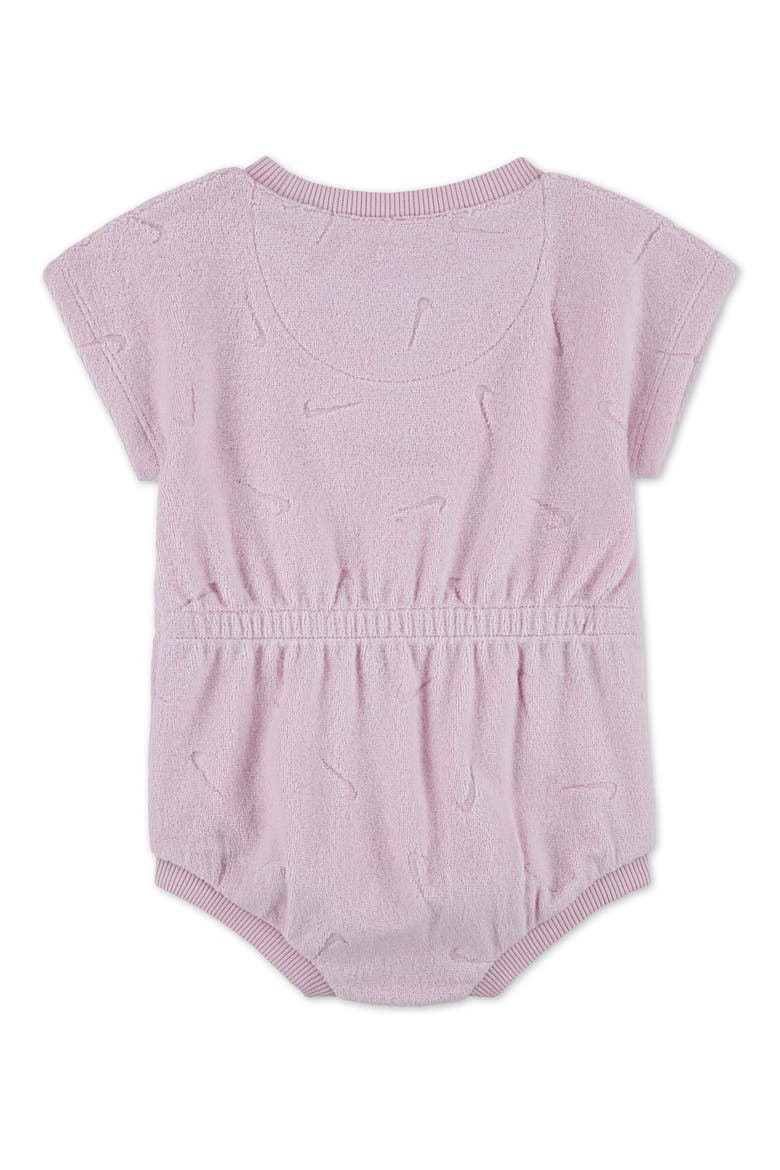 Essentials Terry Romper, Alternate, color, PINK FOAM