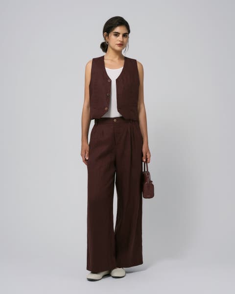 Hemp High Rise Pants
