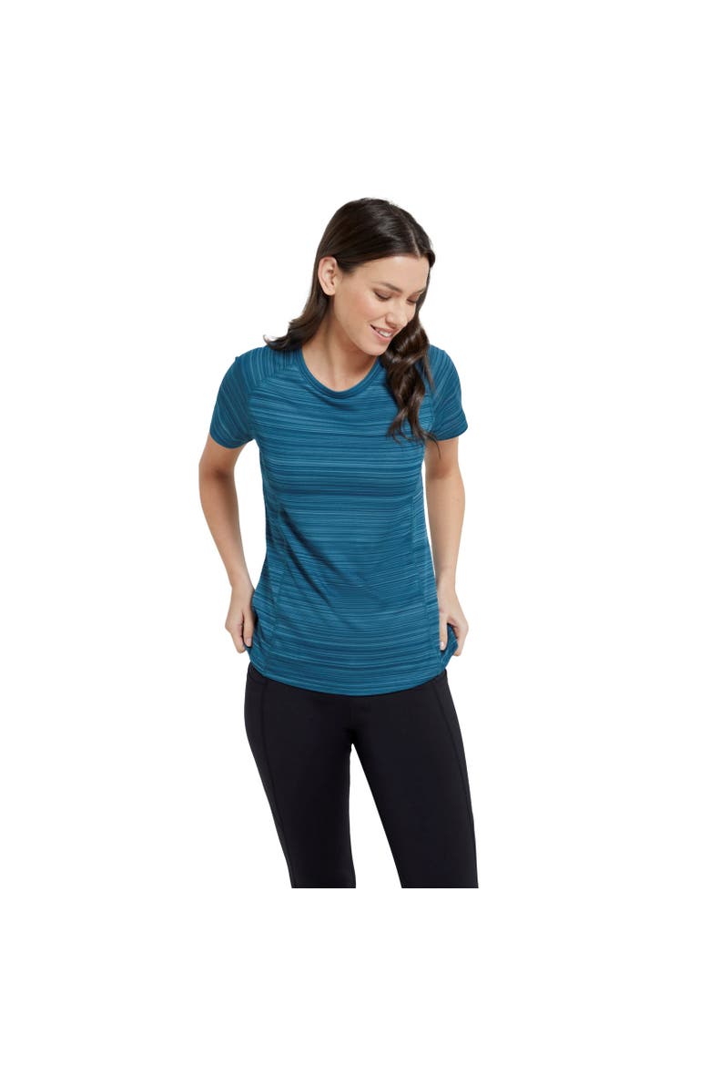 Endurance Striped T-shirt, Alternate, color, Teal