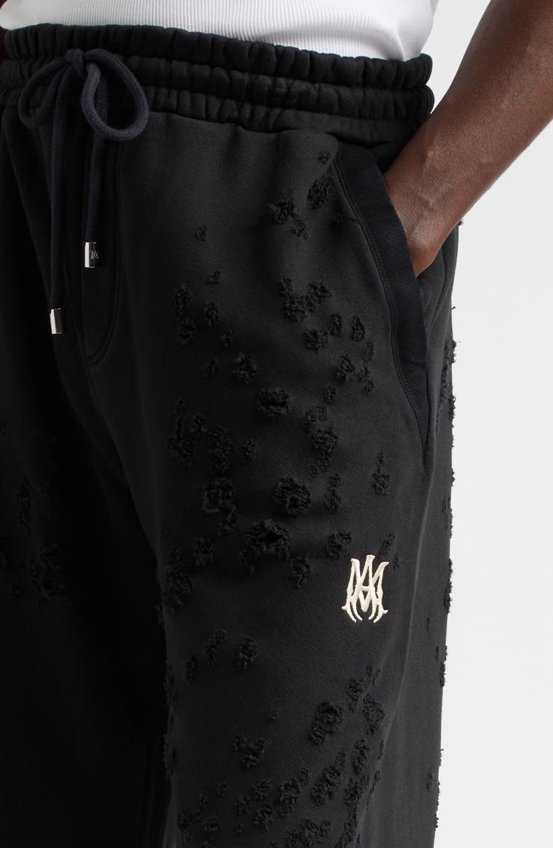 AMIRI Hollywood Destroyed Sweatpants, Alternate, color, 