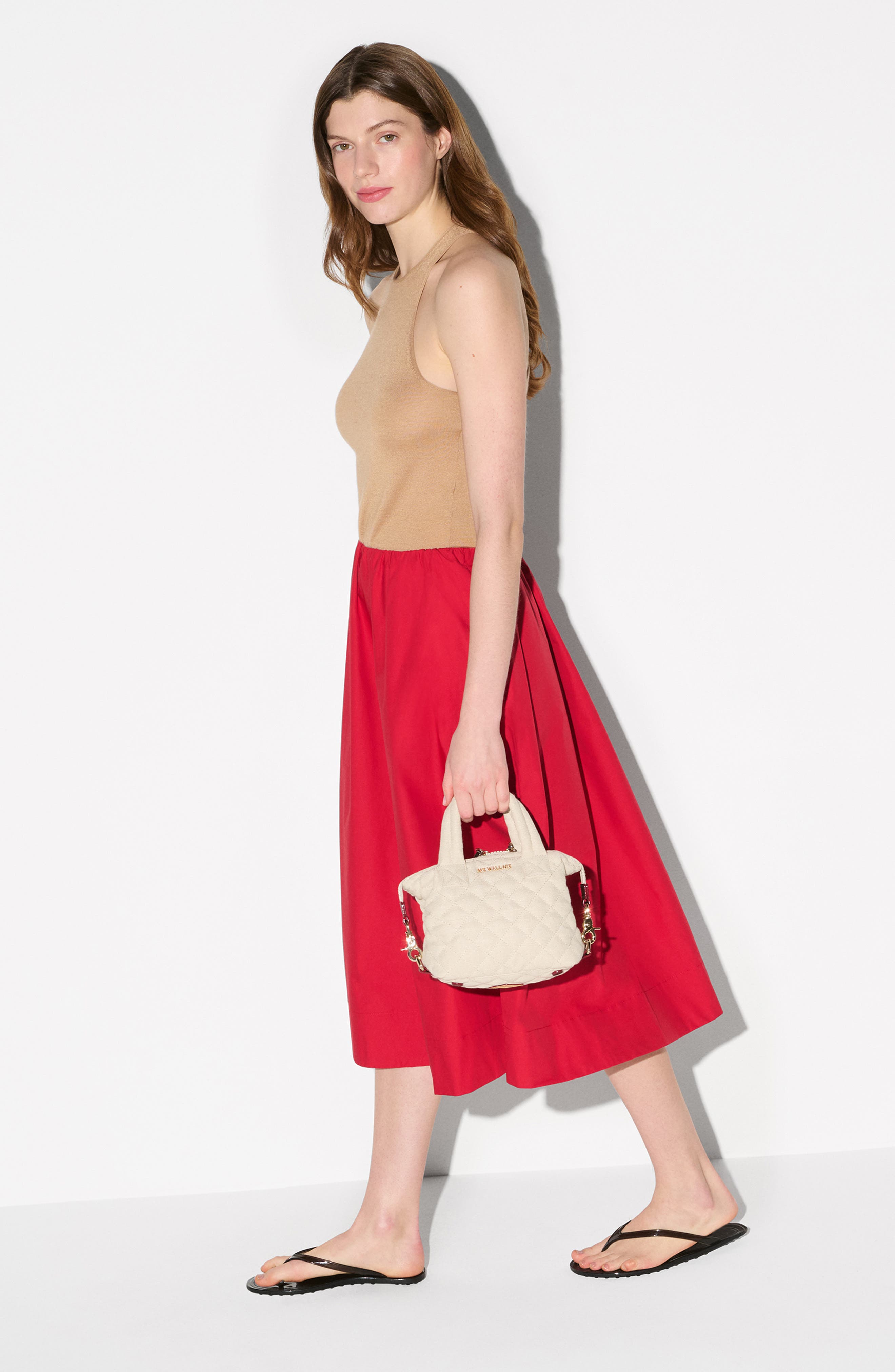 MZ Wallace Micro Sutton Tote, Alternate, color, Sandy Linen