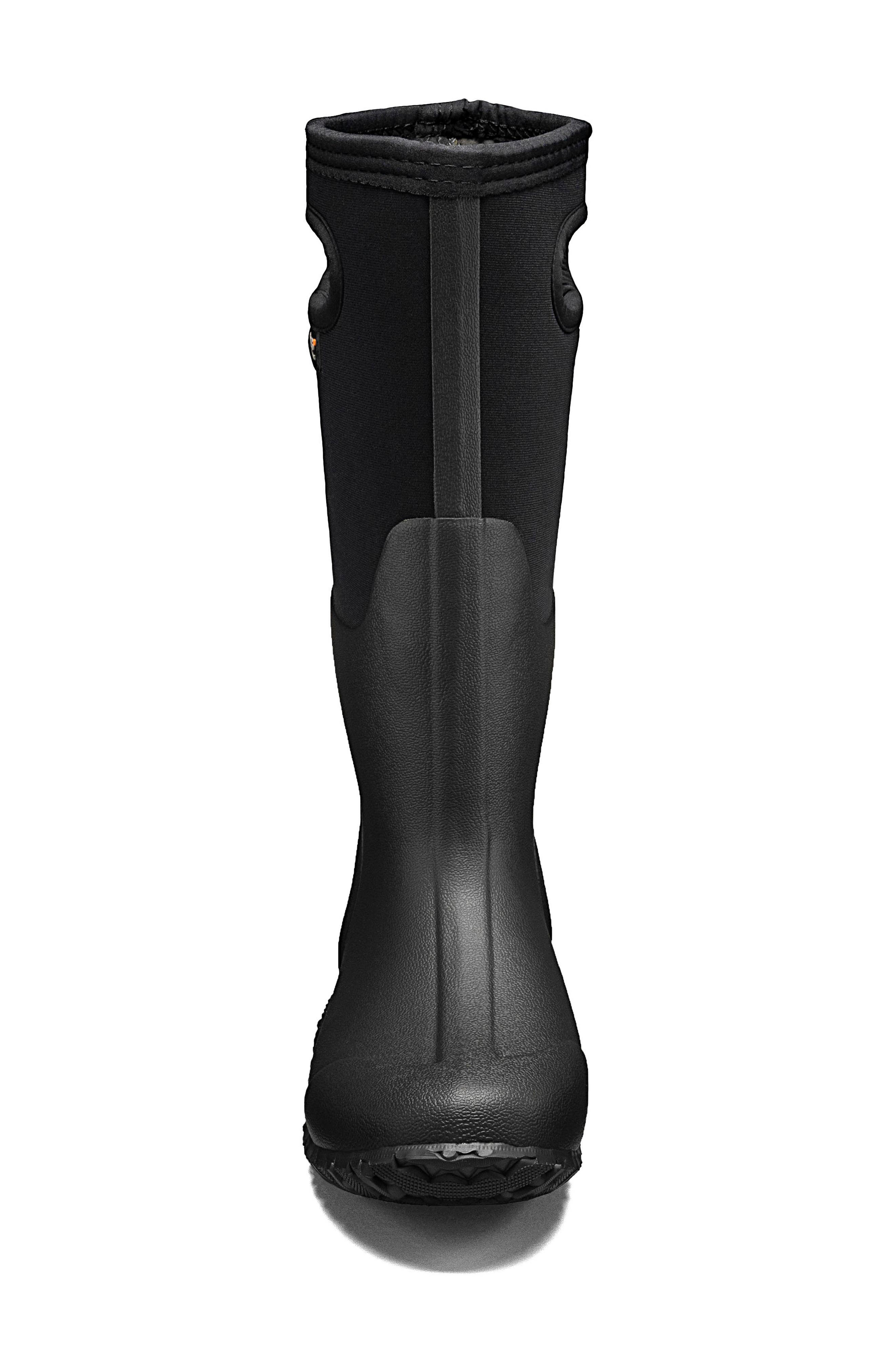 Bogs Mesa Insulated Waterproof Rain Boot, Alternate, color, Black