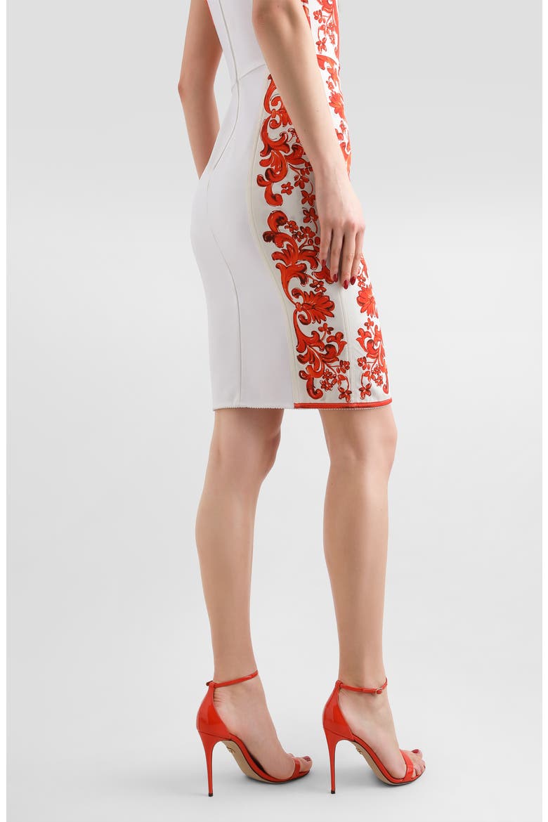 Silk Charmeuse Cocktail Dress, Alternate, color, S9000 VARIANTE ABBINATA