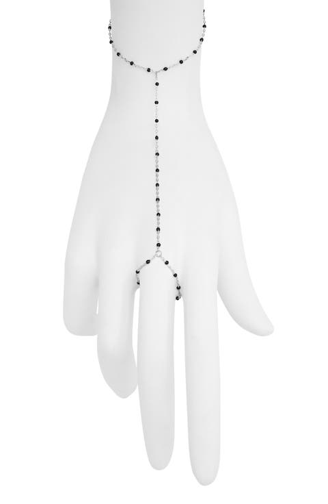 Iris Bead Hand Chain