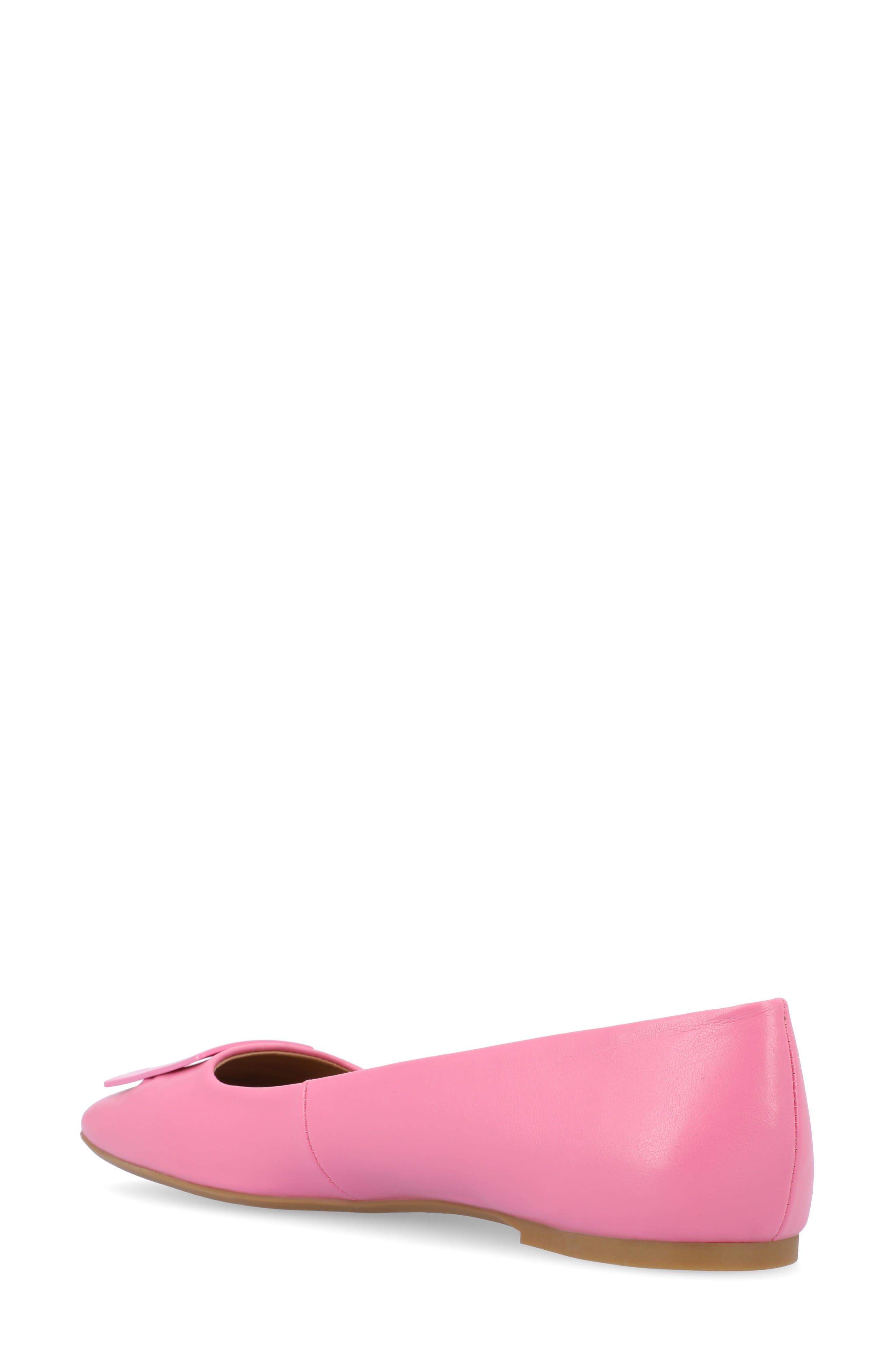 Zimia Square Buckle Flat, Alternate, color, PINK